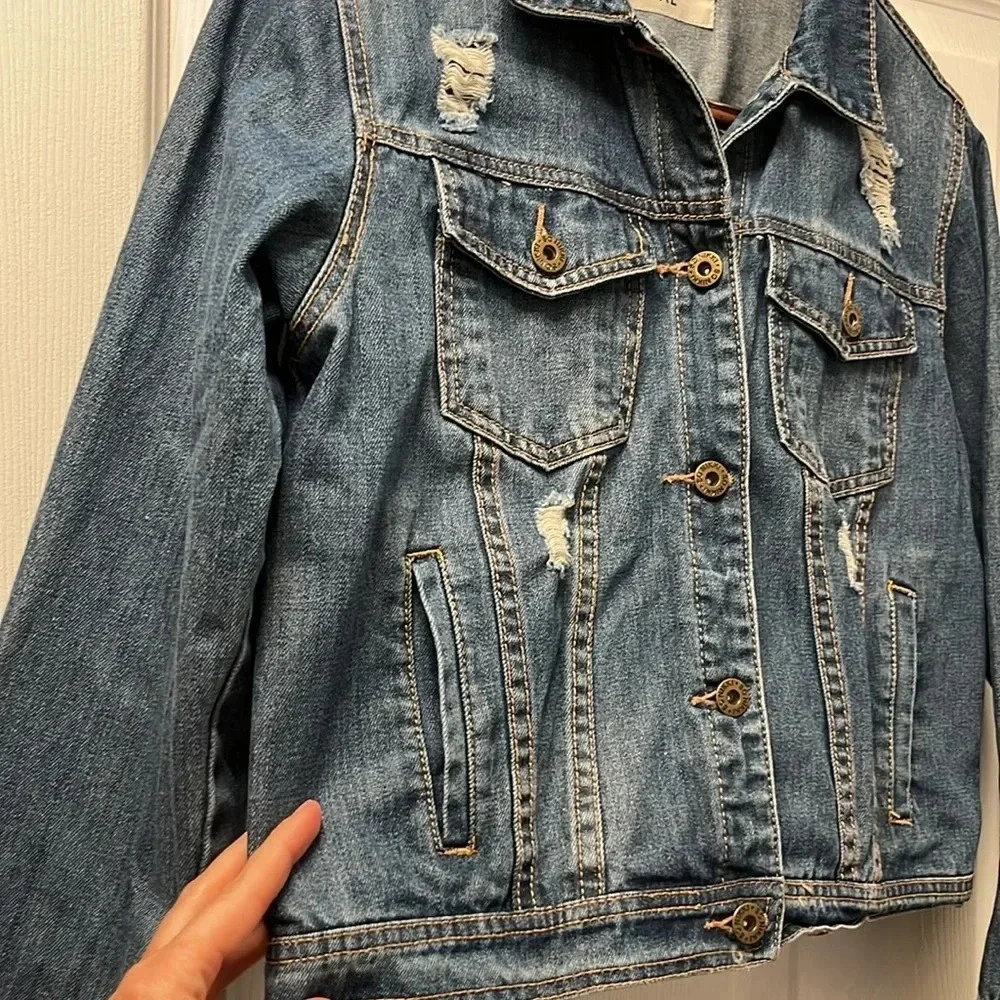 So Nikki Girls  size XL denim jacket